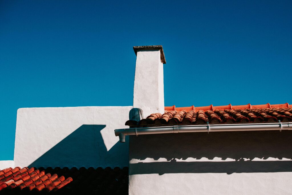 A beautiful Florida roof against a blue sky