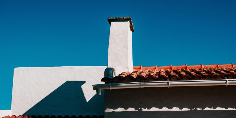 A beautiful Florida roof against a blue sky